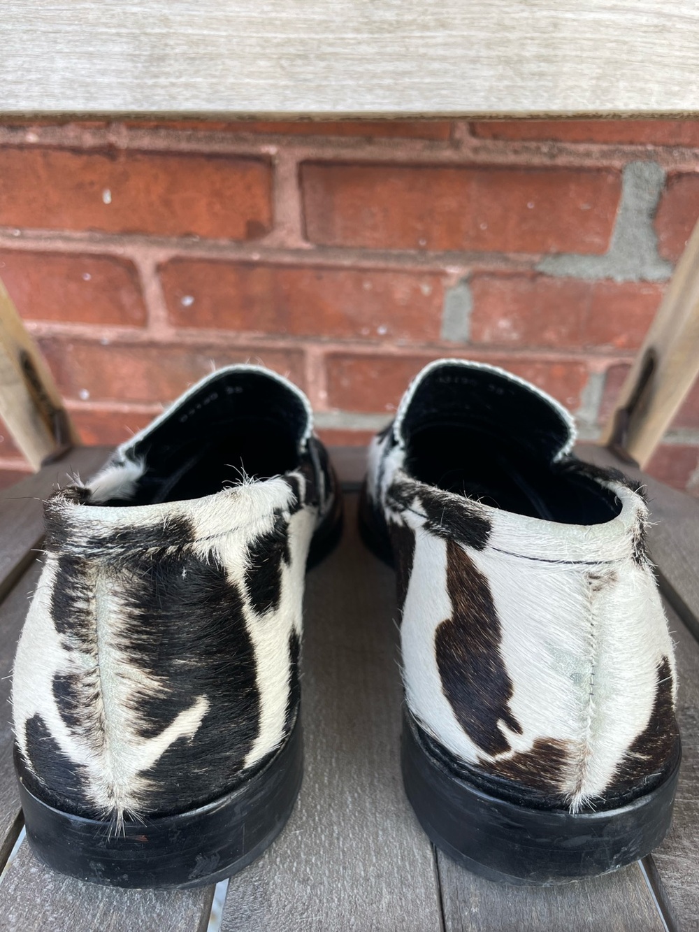Cow print penny loafers - Picture 3 of 9